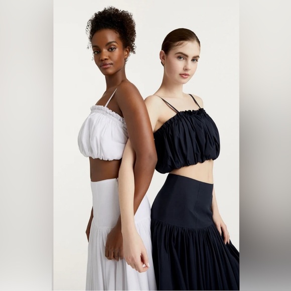 NWOT Cinq a Sept Ivee Top Black, XL - Picture 4 of 8